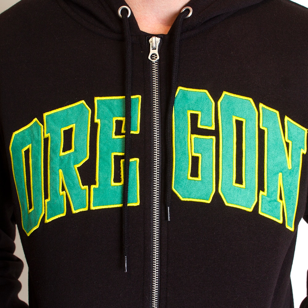Arched Oregon, Zoozatz, Black, Hoodie, Men, Unisex, 569737